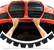 Car Modified Bumper Guard Kit Carbon Fiber Texture