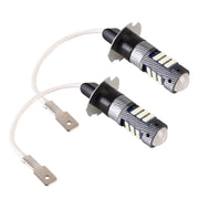 1 Pair H3 DC12V / 5W Car LED Fog Light with 42LEDs SMD-2016 Lamp Beads (Yellow Light)