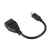 10 PCS Car OTG Head to USB Cable, Cable Length: 10cm