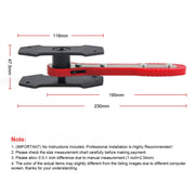 Car Ratchet Brake Piston Spreader Caliper Pad (Red)