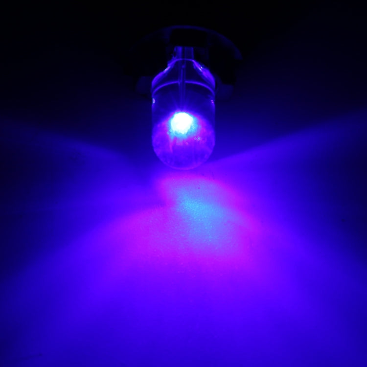 50 PCS T10 DC12V / 0.3W Car Clearance Light COB Lamp Beads(Blue Light)