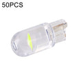 50 PCS T10 DC12V / 0.3W Car Clearance Light COB Lamp Beads(Green Light) - Clearance Lights by PMC TechLife | Online Shopping South Africa | PMC TechLife | Buy Now Pay Later Mobicred