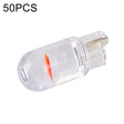 50 PCS T10 DC12V / 0.3W Car Clearance Light COB Lamp Beads(Red Light) - Clearance Lights by PMC TechLife | Online Shopping South Africa | PMC TechLife | Buy Now Pay Later Mobicred