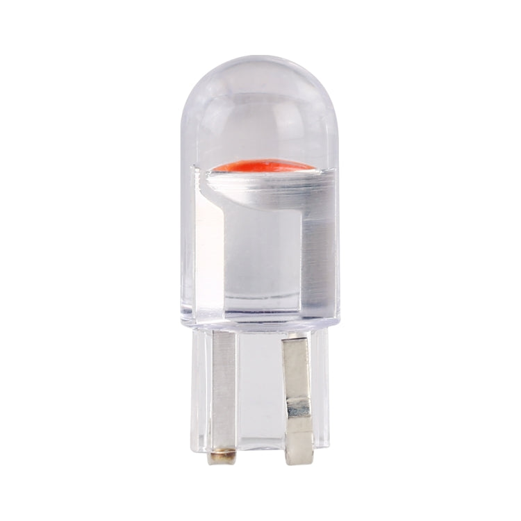 50 PCS T10 DC12V / 0.3W Car Clearance Light COB Lamp Beads(Red Light)