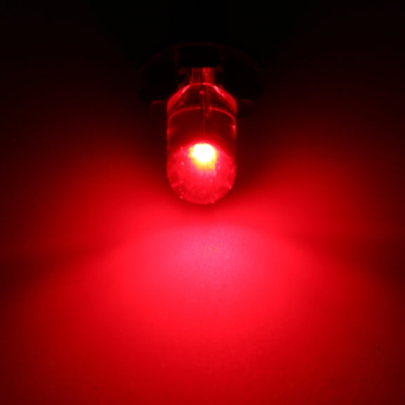 50 PCS T10 DC12V / 0.3W Car Clearance Light COB Lamp Beads(Red Light)