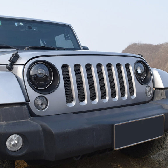 Car Headlight Lampshade for Jeep Wrangler JK 2007-2017, Paste Style