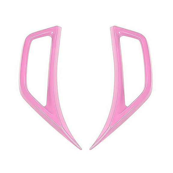Car Fender Side Air Outlet Decorative Panel for Jeep Wrangler JL 2018-2020 (Pink)