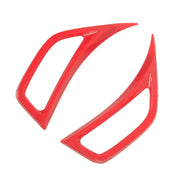 Car Fender Side Air Outlet Decorative Panel for Jeep Wrangler JL 2018-2020 (Red)