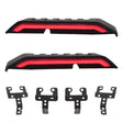 Car Modified Segmented Rear Wing Spoiler with Light for Jeep Wrangler JK 2007-2017, EU Version - Decorative Strip by PMC TechLife | Online Shopping South Africa | PMC TechLife | Buy Now Pay Later Mobicred