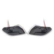 Car Black Wheel Eyebrow Side Light Turn Signal Leaf Plate Lamp for Jeep Wrangler JL 2018-