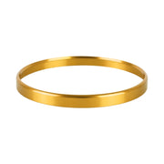 Car Headlight Switch Decorative Ring for Volkswagen Golf (Gold)