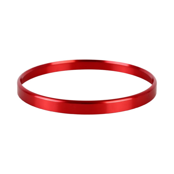 Car Headlight Switch Decorative Ring for Volkswagen Golf (Red)