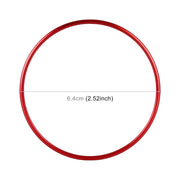 Car Headlight Switch Decorative Ring for Volkswagen Golf (Red)