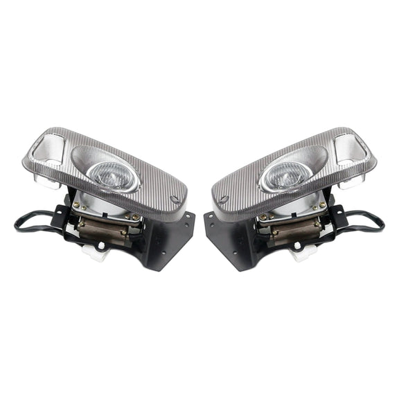 1 Pair Car Modified Front Fog Light for Honda Civic 1992-1995 (White Light)