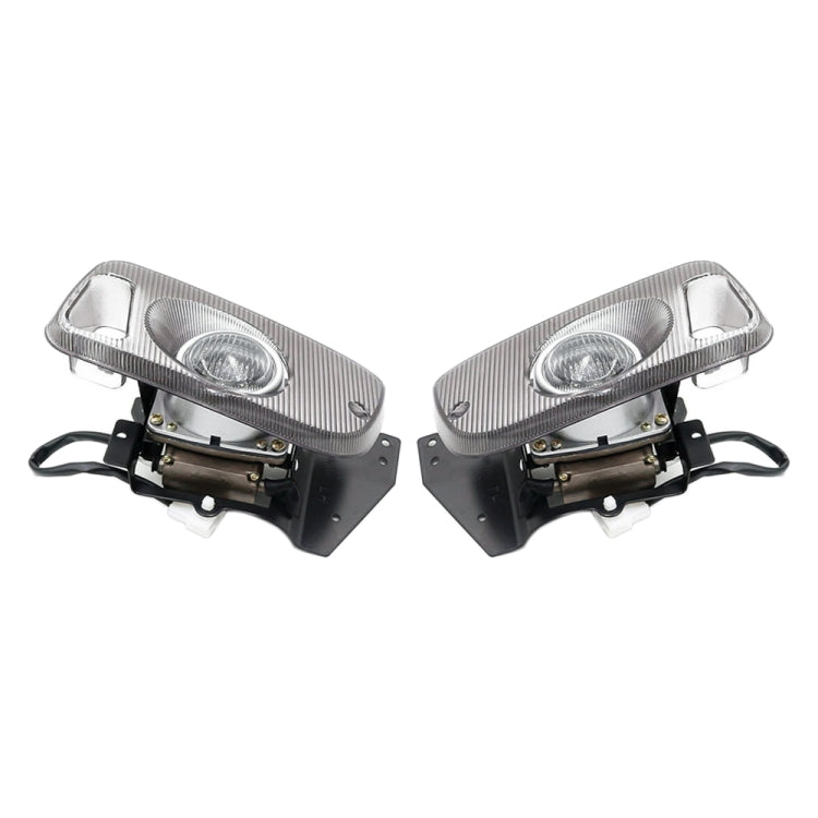 1 Pair Car Modified Front Fog Light for Honda Civic 1992-1995 (White Light)