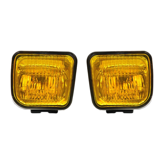 1 Pair Car Modified Front Fog Light for Honda Civic 1996-1998 (Yellow Light)
