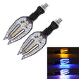 Motorcycle Turn Signal Light DC12V 1W 33LEDs SMD-3528 Lamp Beads (Blue Light) - Signal Lights by PMC TechLife | Online Shopping South Africa | PMC TechLife | Buy Now Pay Later Mobicred