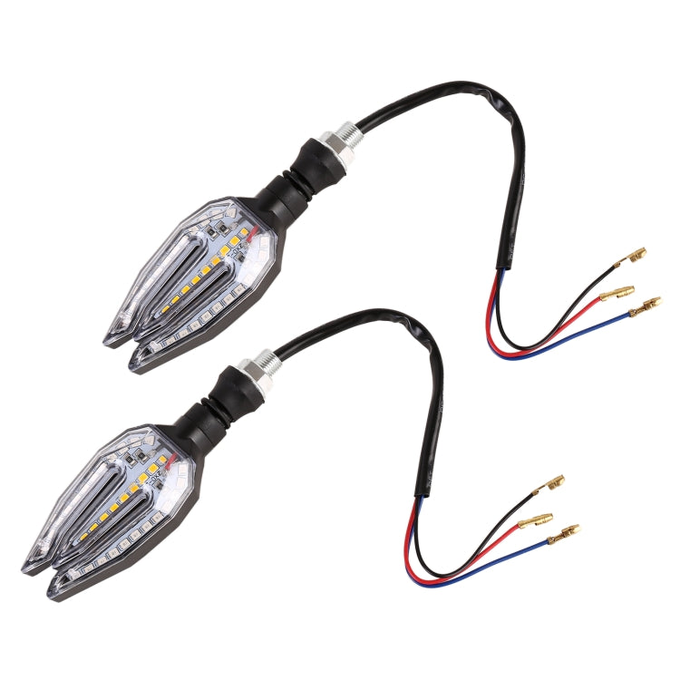 Motorcycle Turn Signal Light DC12V 1W 33LEDs SMD-3528 Lamp Beads (Red Light)