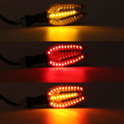 Motorcycle Turn Signal Light DC12V 1W 33LEDs SMD-3528 Lamp Beads (Red Light)