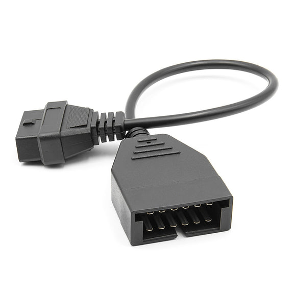 12Pin to 16Pin Car OBD2 Conversion Cable OBDII Diagnostic Adapter Cable for GM