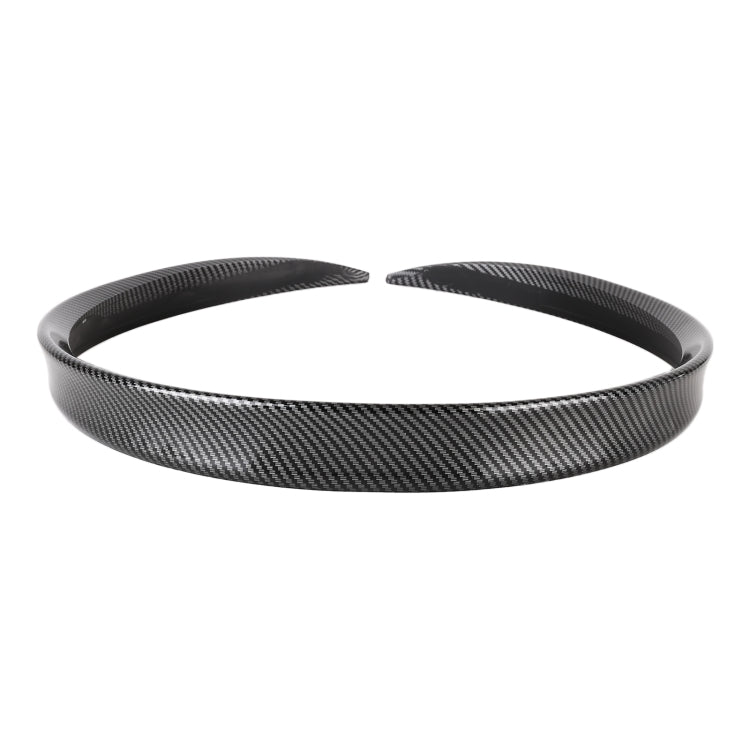 Car Modified Plastic Rear Wing Side Spoiler Lip, Carbon Fiber Texture