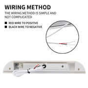 RV / Yacht Awning LED Strip Light DC12-28V with 9 LEDs Lamp Beads (White)