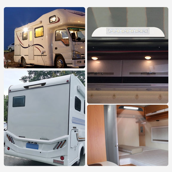 RV / Yacht Awning LED Strip Light DC12-28V with 9 LEDs Lamp Beads (White)