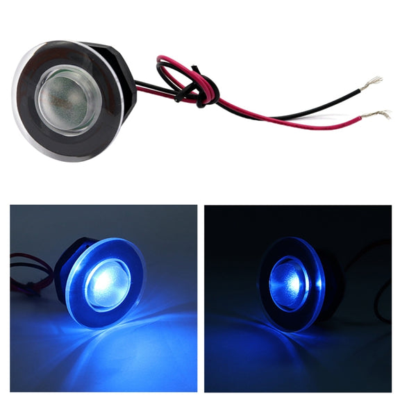 RV / Yacht Walkway Light LED Round Light DC12V (Blue Light)