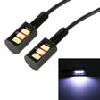 1 Pair DC12V 0.4W 3LEDs SMD-5630 Car / Motorcycle License Plate Light, Cable Length: 27cm - License Plate Lights by PMC TechLife | Online Shopping South Africa | PMC TechLife | Buy Now Pay Later Mobicred