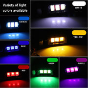 1 Pair DC12V 0.4W 3LEDs SMD-5630 Car / Motorcycle License Plate Light, Cable Length: 27cm (Red Light)