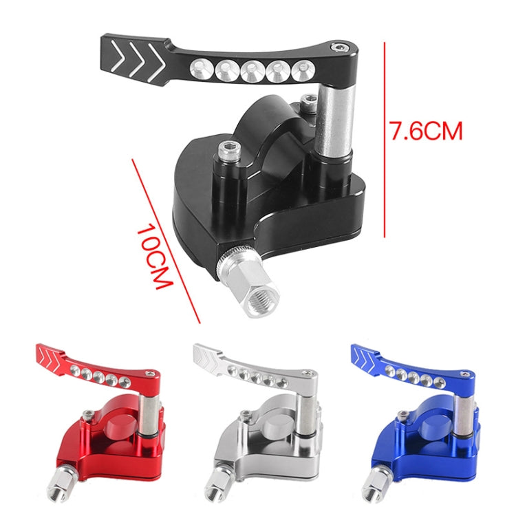 Motorcycles 7/8 Thumb Throttle Assembly Pull (Red)