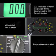 DUOYI DY5500 Car 4 in 1 Digital Multifunction Resistance Tester Insulation Earth Multimeter