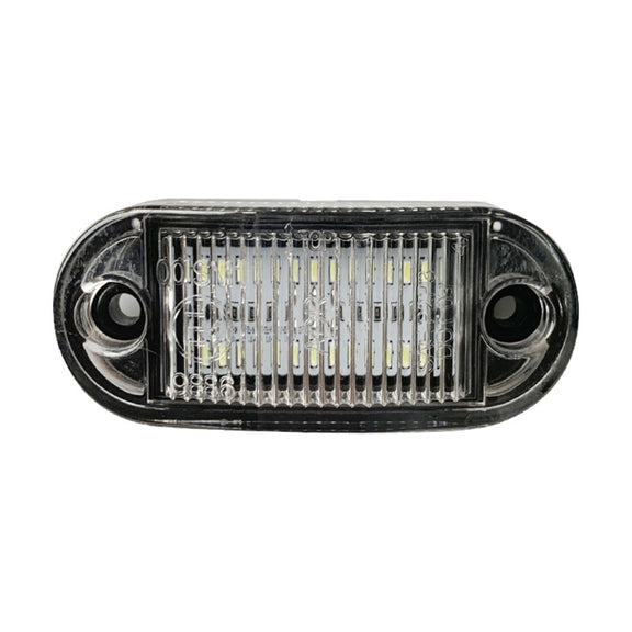 10 PCS MK-019 Car / Truck 6LEDs Side Marker Indicator Lights Bulb Lamp (White Light)