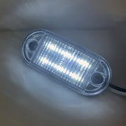 10 PCS MK-019 Car / Truck 6LEDs Side Marker Indicator Lights Bulb Lamp (White Light)
