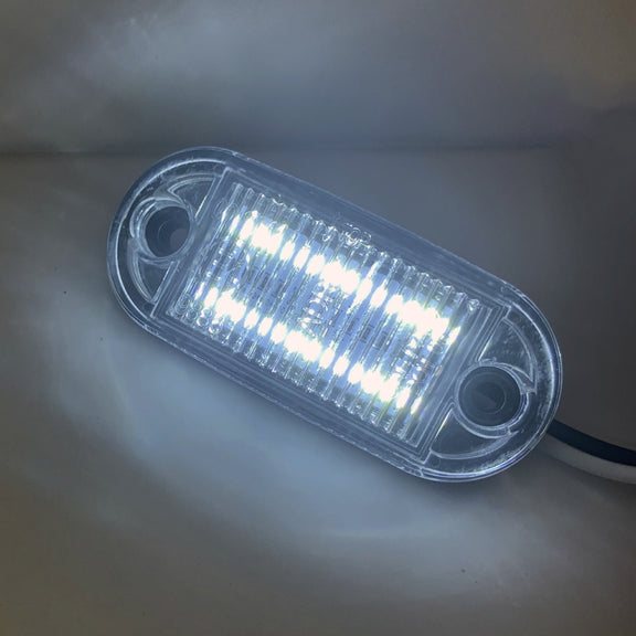 10 PCS MK-019 Car / Truck 6LEDs Side Marker Indicator Lights Bulb Lamp (White Light)