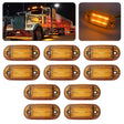 10 PCS MK-019 Car / Truck 6LEDs Side Marker Indicator Lights Bulb Lamp (Yellow Light) - free shipping - PMC TechLife - Order now!