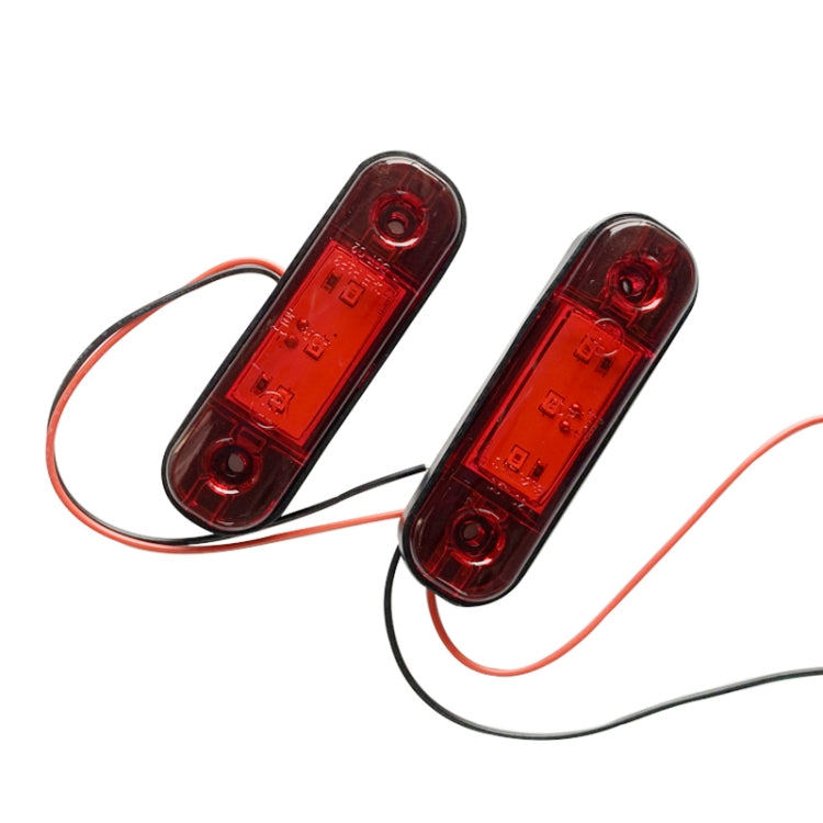 5 PCS MK-327 Car / Truck 3LEDs Side Marker Indicator Light Tail Light (White Light)