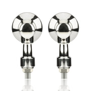 2 PCS PE-ZS101 Motorcycle Turn Signal Light (Silver)