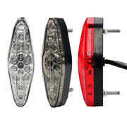 2 PCS KC-WD-NEW-3X Motorcycle LED Brake Light Running Lamp (Red)