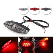 2 PCS KC-WD-NEW-3X Motorcycle LED Brake Light Running Lamp (Red)