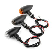 2 PCS KC805 Motorcycle Retro Metal Turn Signal Light (Yellow)