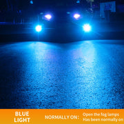 1 Pair 9005 27W / DC12V Car Aluminum Alloy LED Headlight (Blue Light)