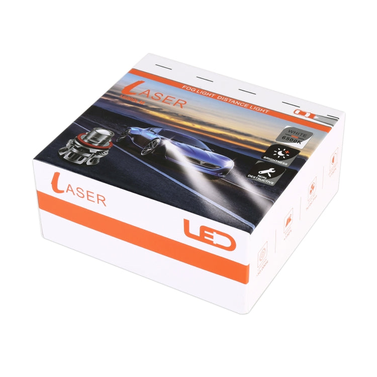 1 Pair H11 27W / DC12V Car Aluminum Alloy LED Headlight (White Light)