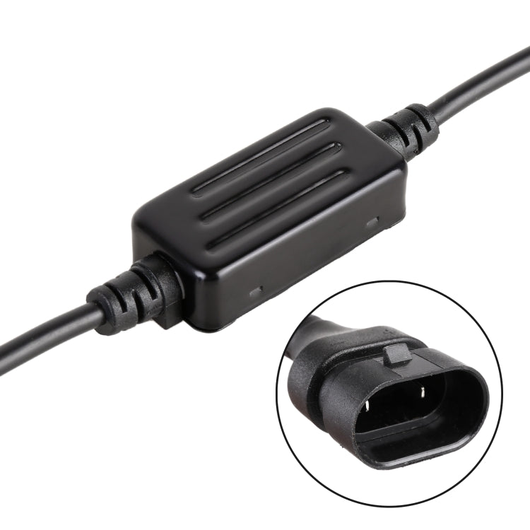 1 Pair 9005 27W / DC12V Car Aluminum Alloy Flashing LED Headlight (Blue Light)