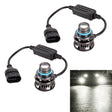 1 Pair 9006 27W / DC12V Car Aluminum Alloy Flashing LED Headlight (White Light) - LED Headlamps by PMC TechLife | Online Shopping South Africa | PMC TechLife | Buy Now Pay Later Mobicred