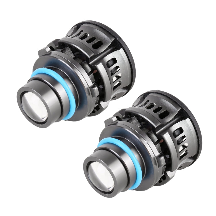 1 Pair 9006 27W / DC12V Car Aluminum Alloy Flashing LED Headlight (Lime Green)