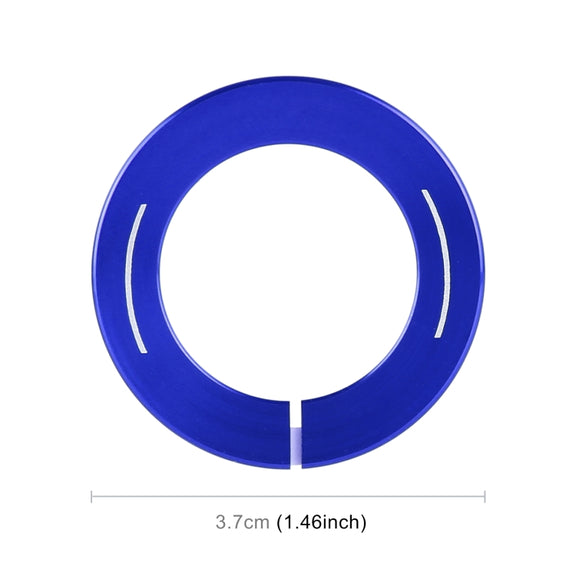 Car Engine Start Key Push Button Ring Trim Sticker for Infiniti (Blue)