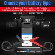 KONNWEI BK100 X431 BST360 Car Bluetooth Battery Tester (Black)
