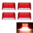 4 PCS ZS-6001 DC24V Car / Truck Side Marker Indicator Lights Bulb Lamp (Red Light) - Clearance Lights by PMC TechLife | Online Shopping South Africa | PMC TechLife | Buy Now Pay Later Mobicred