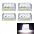 4 PCS ZS-6001 DC24V Car / Truck Side Marker Indicator Lights Bulb Lamp (White Light) - Clearance Lights by PMC TechLife | Online Shopping South Africa | PMC TechLife | Buy Now Pay Later Mobicred